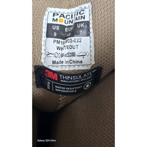 Pacific Mountain Womens Fur-Lined Thinsulate Winter Boots Quilted Pattern Size 9 - Picture 12 of 12